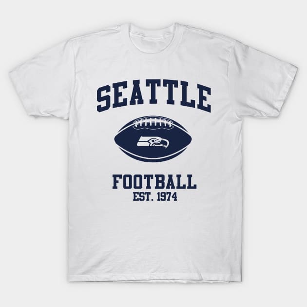 SEATTLE FOOTBALL TEAM T-Shirt by Rebelion